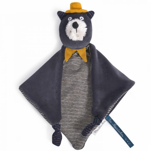 Image de 'Doudou chat gris Alphonse Les Moustaches'
