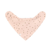 Image de 'Interlock Bandana cowl-neck, 2 pcs. GOTS Dots powder pink/Triangle cinnamon'