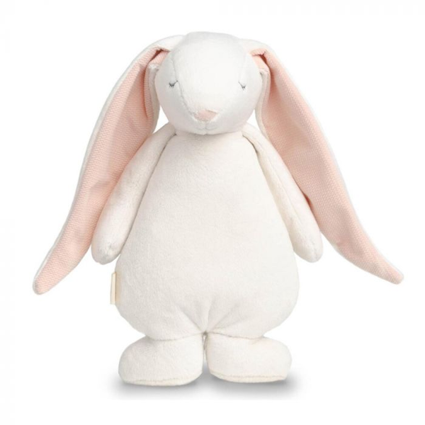 Image de 'Moonie lapin blanc avec oreilles roses'