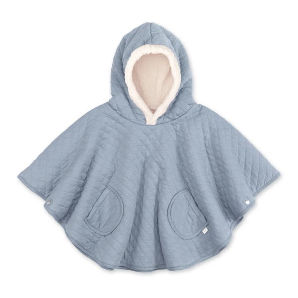 Image de 'Poncho de voyage 9-36m Stone PADY QUILTED + TEDDY'