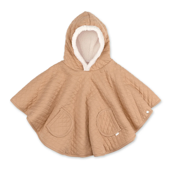 Image de 'Poncho de voyage 9-36m Beige PADY QUILTED + TEDDY'