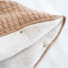 Image de 'Poncho de voyage 9-36m Beige PADY QUILTED + TEDDY'