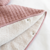 Image de 'Poncho padded jersey + teddy QUILT 43 vintage'