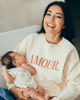 Bild von Sweat-shirt d'allaitement AMOUR S