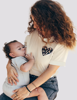 Bild von T-shirt d'allaitement COEUR LEOPARD S