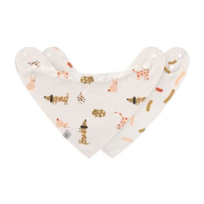 Bandana/cowl-neck 2 pcs Little Mateys spicy orange