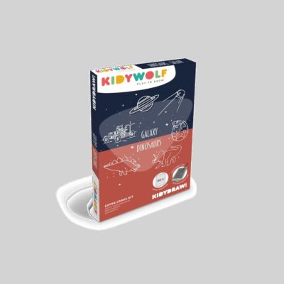 Refill KIDYDRAW-MINI "Galaxie et Dinosaures"