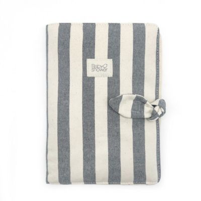 Protege carnet sante knot navy jean