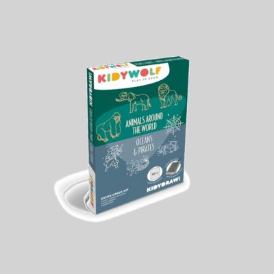 Refill KIDYDRAW-MINI "Animaux autour du monde et Océans & Pirates"