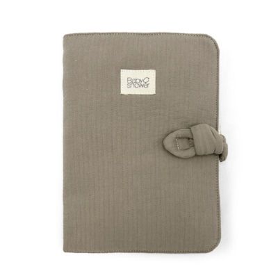 Protege carnet sante knot feel almond
