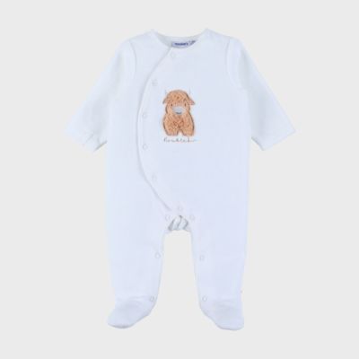 F&O PYJAMAS , VELVET WHITE- FLUFFY 3m