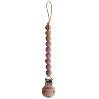 Attache sucette Eva cloudy mauve