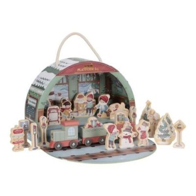 Coffret train de l'avent Noël