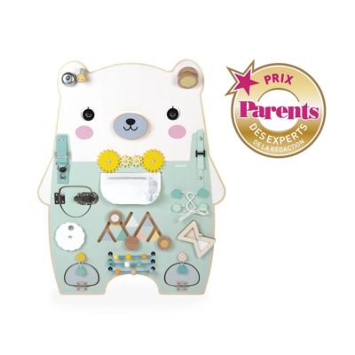 Busy-board Ourson en bois Pure