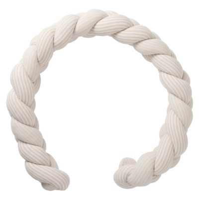 Tresse décorative ouatinée 200 cm - rayé galet