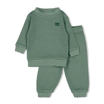 Pyjama Waffle Sea Green 92