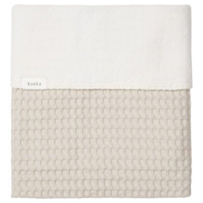 Couverture berceau cotton polaire sand
