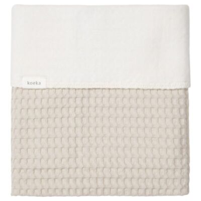 Couverture berceau cotton polaire sand